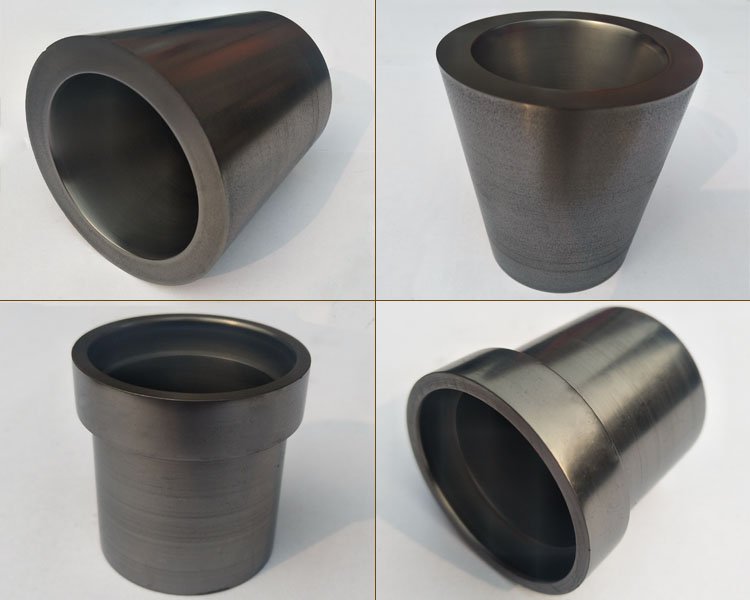 Wholesale durable high density graphite crucibles for bronze copper melting