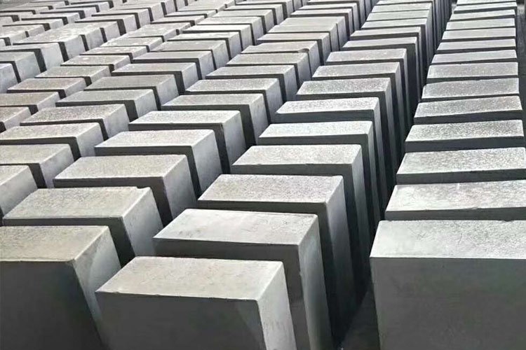Carbon graphite block for EDM sintering furnaces applications
