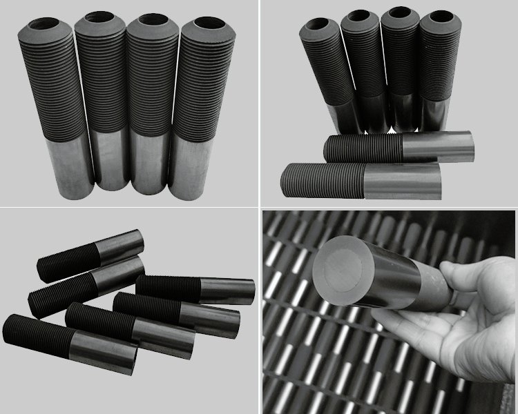 Custom 1.75g/cm3 density Bar big diameter carbon graphite threaded rod