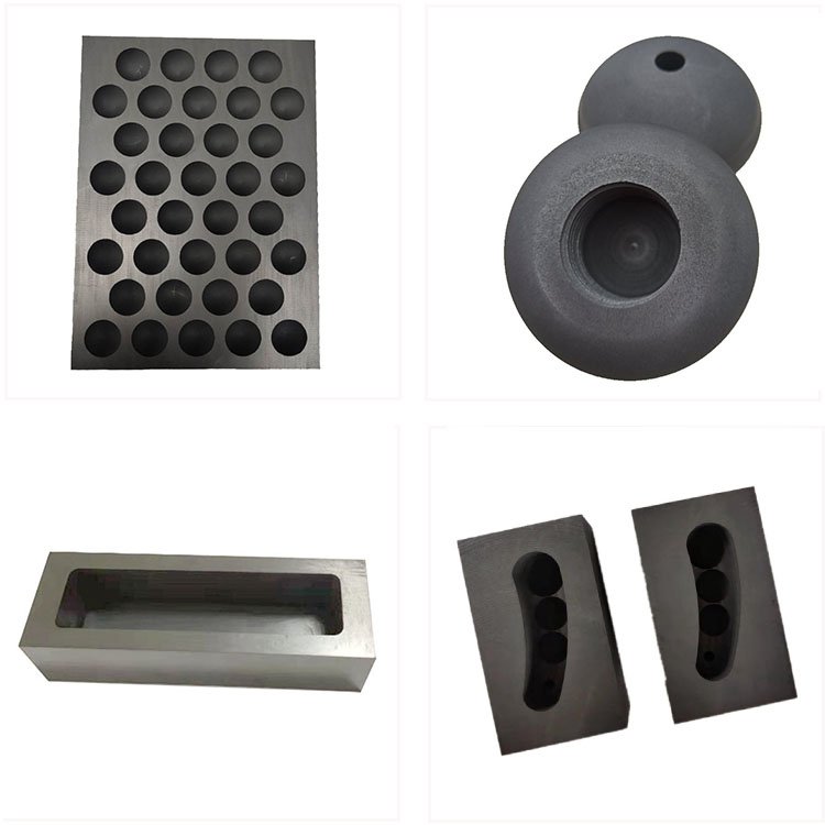 1.72-1.90 g/cm3 density gold silver melting EDM graphite mold for glass jewelry